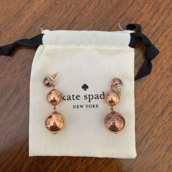 Kate Spade Rose Gold Earrings